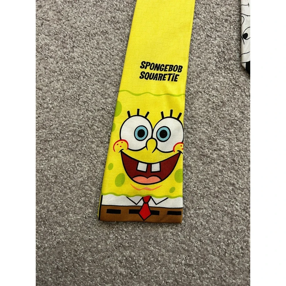 90s Fashion Cartooncore Nostalgia Necktie 4 Lot Mens Multi Character Vintage